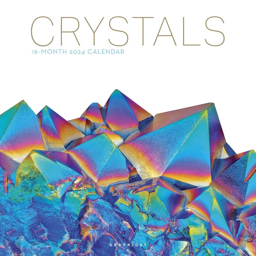 Crystals 2024 Wall Calendar