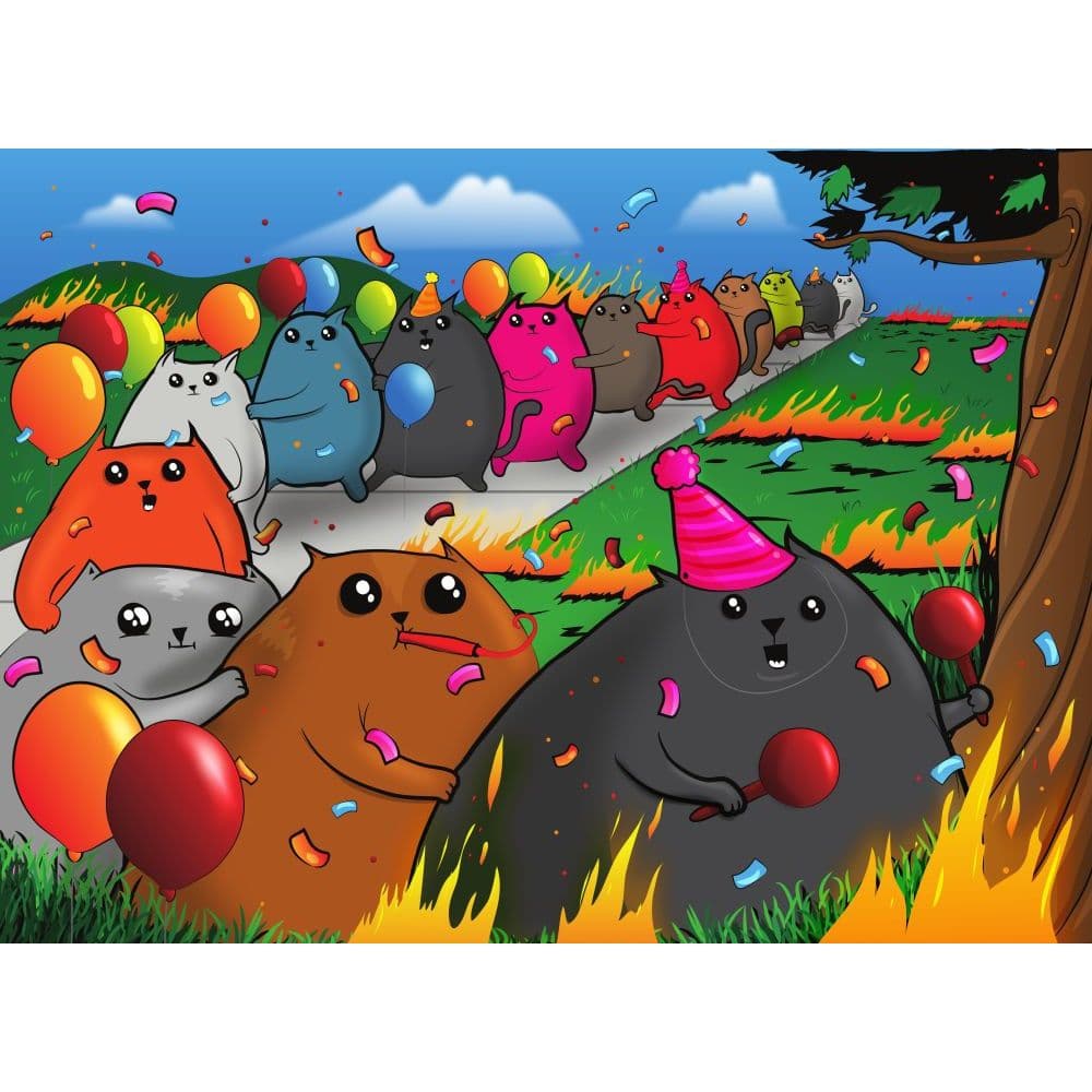 Exploding Kittens 500pc Pawty Main Image