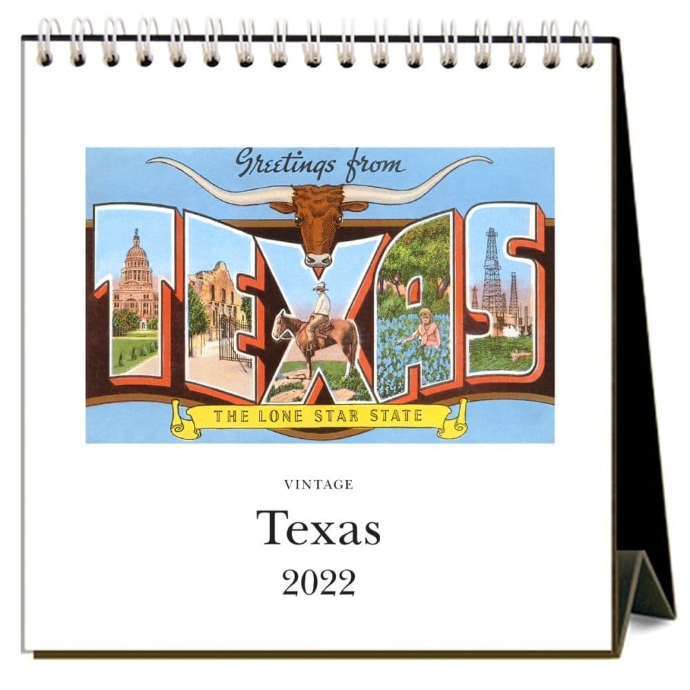 Texas 2022 Desk Calendar