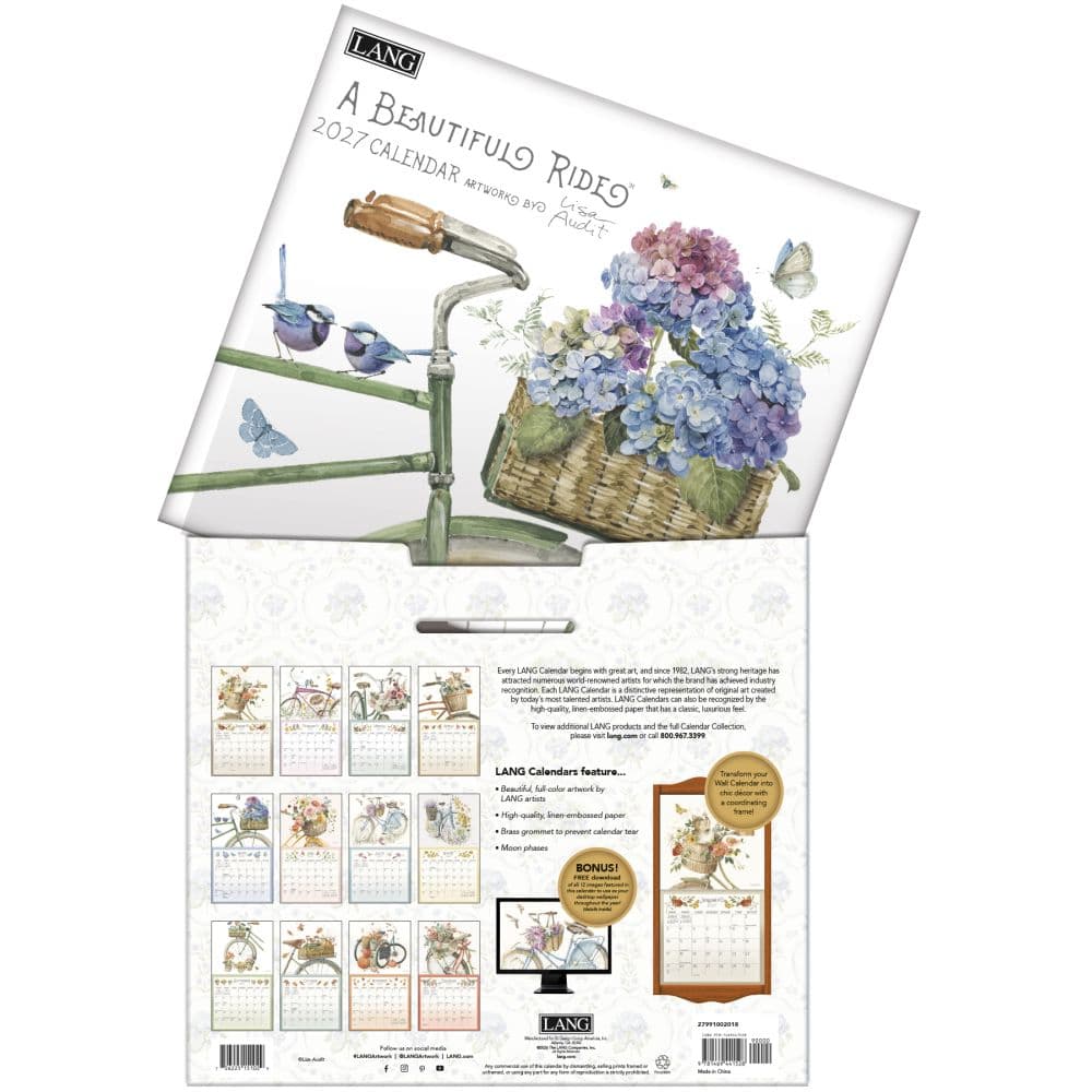 A Beautiful Ride 2027 Wall Calendar by Lisa Audit Fourth Alternate Image