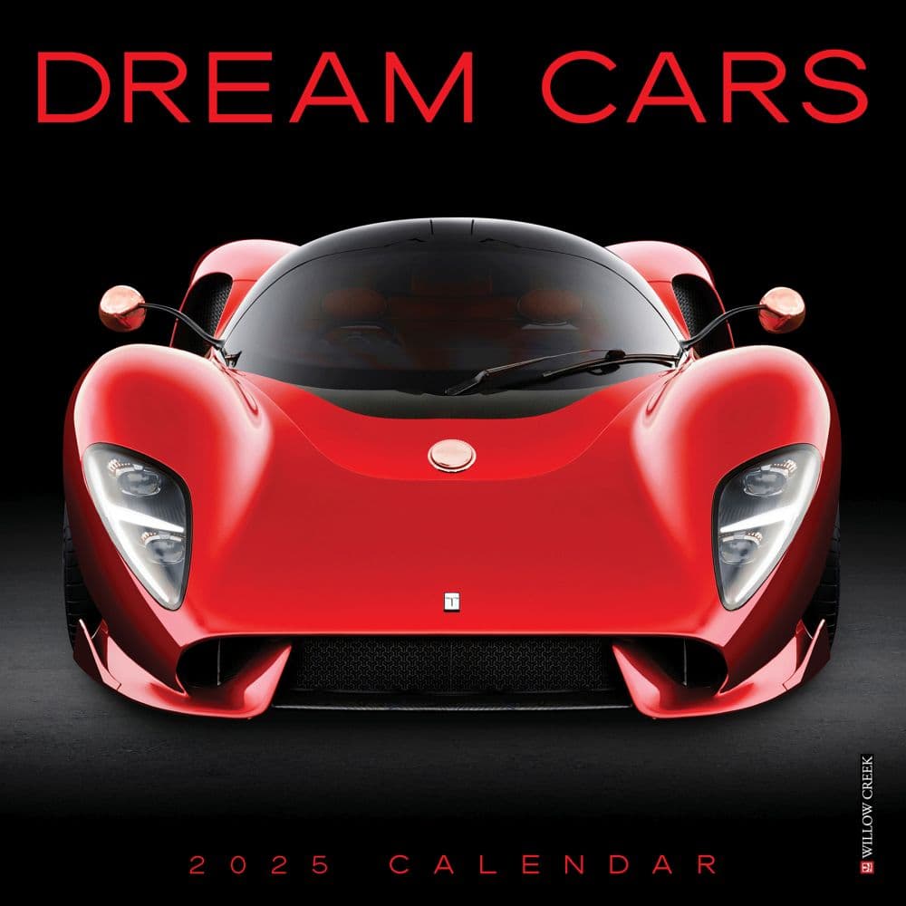 Dream Cars 2025 Mini Wall Calendar Main Image