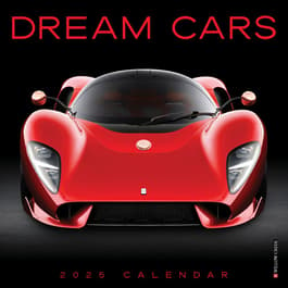 Dream Cars 2025 Mini Wall Calendar