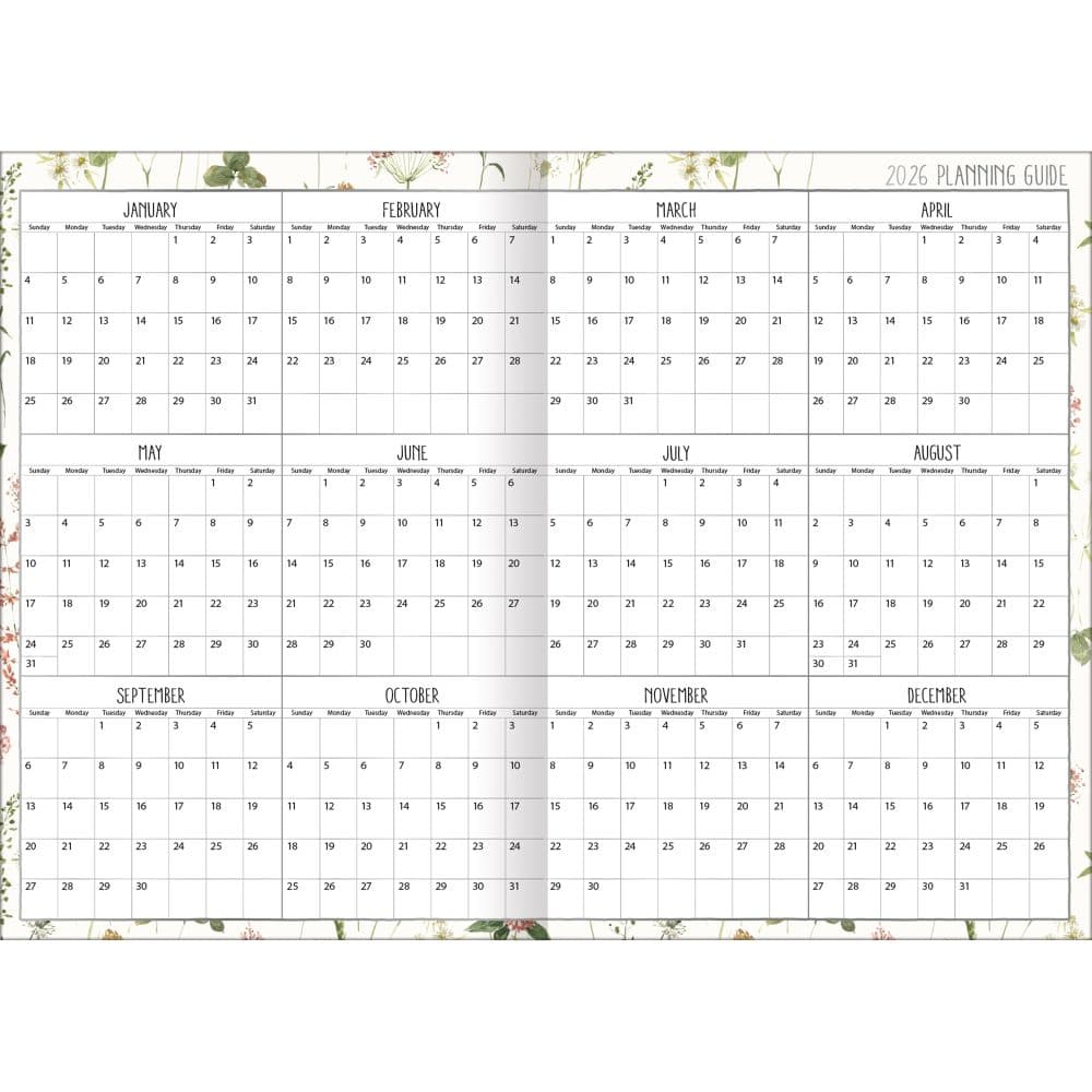 Watercolor Seasons Monthly 2026 Pocket Planner_ALT1