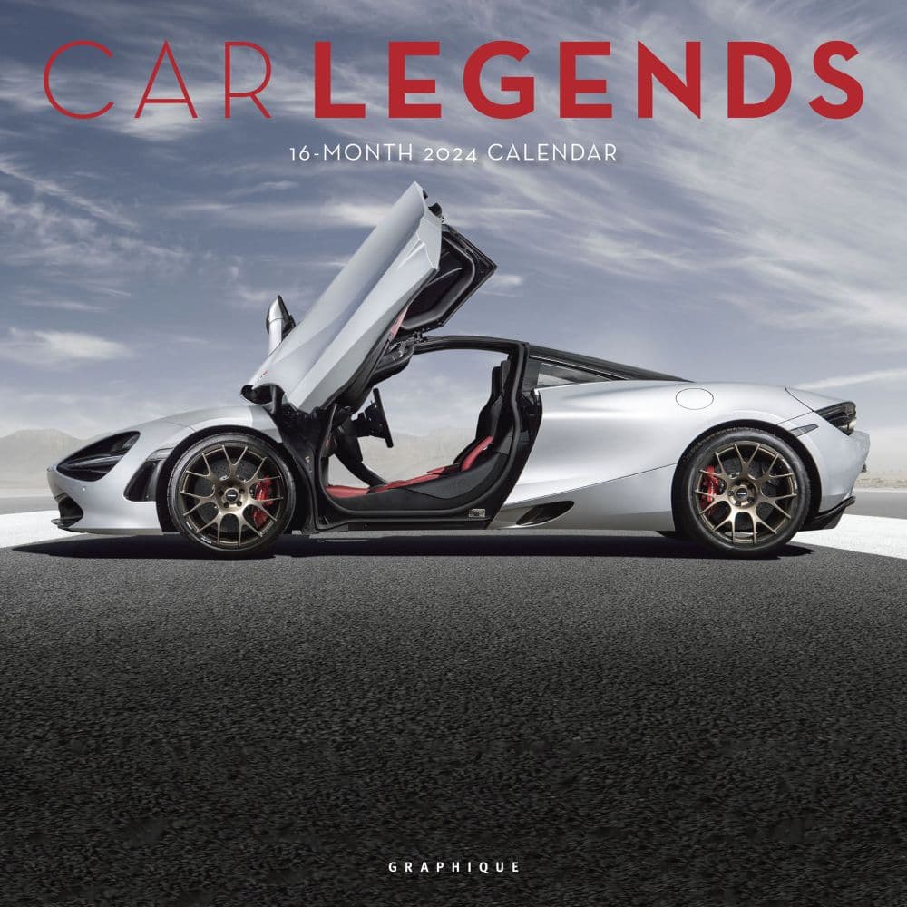 Car Legends 2025 Wall Calendar