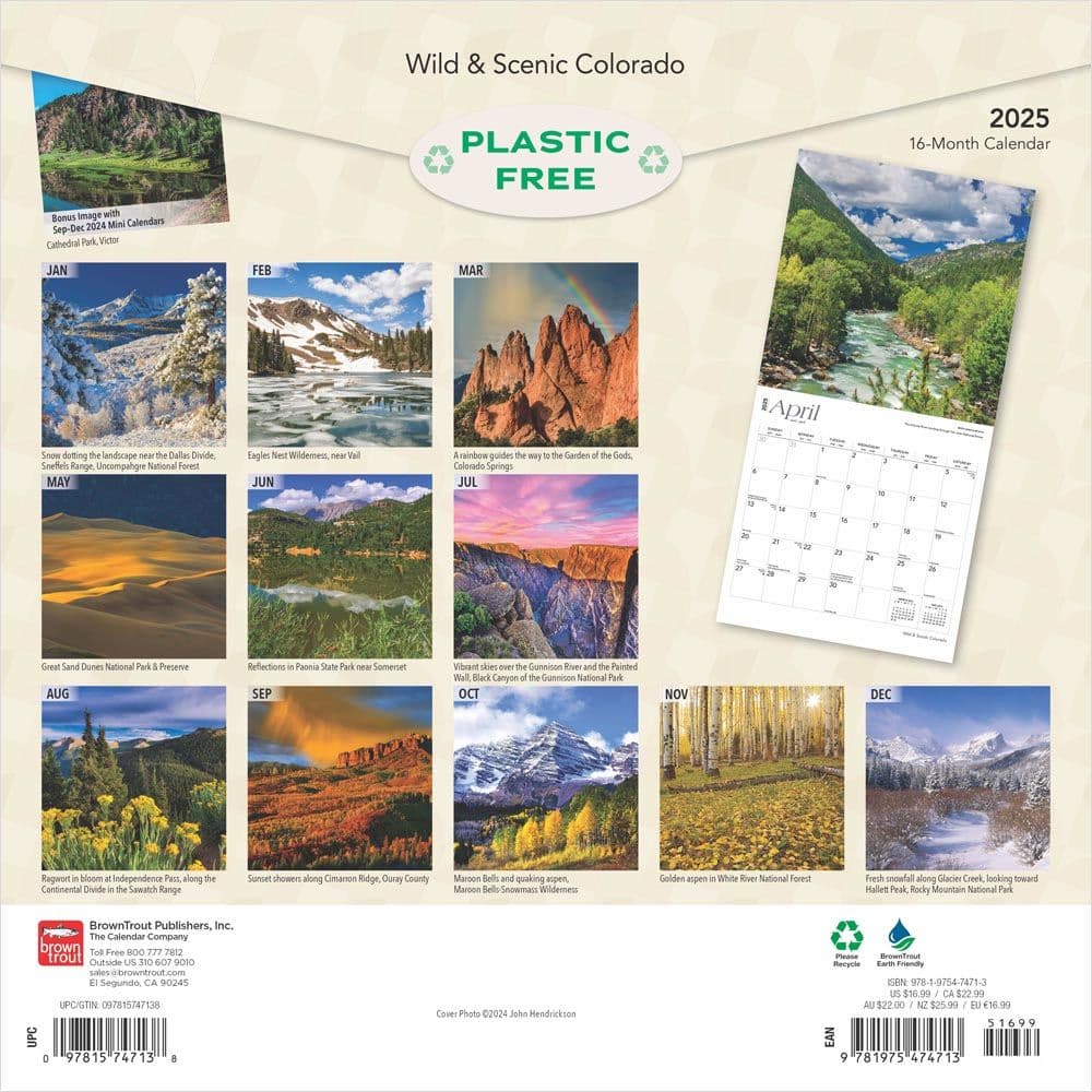 Colorado Wilderness 2025 Wall Calendar First Alternate Image width=&quot;1000&quot; height=&quot;1000&quot;