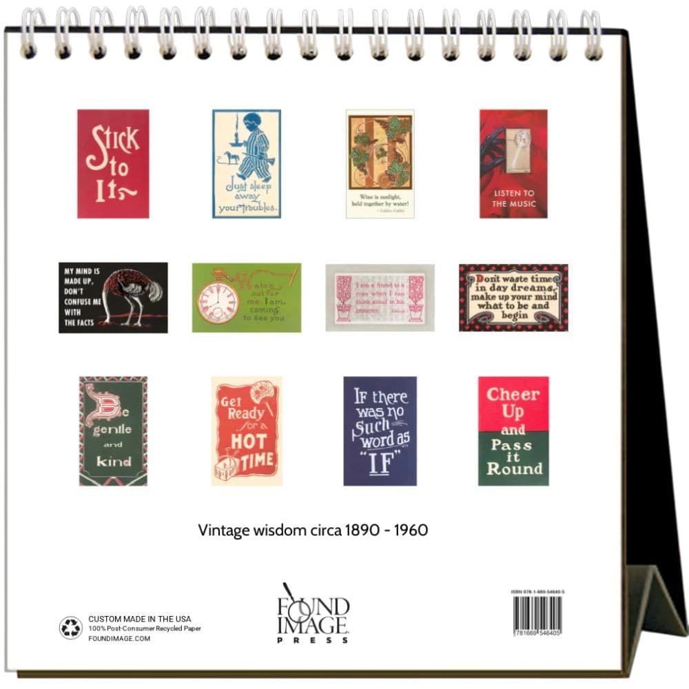 Words to Live By 2026 Easel Desk Calendar First Alternate image