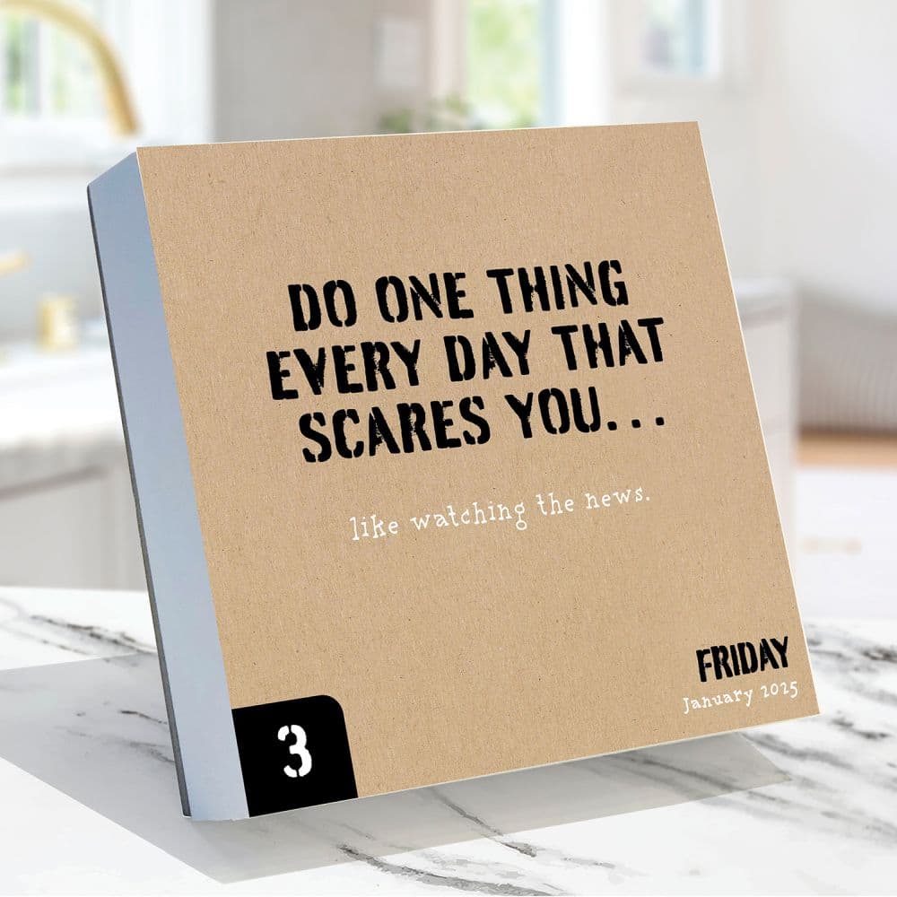 Anti Affirmations 2025 Desk Calendar