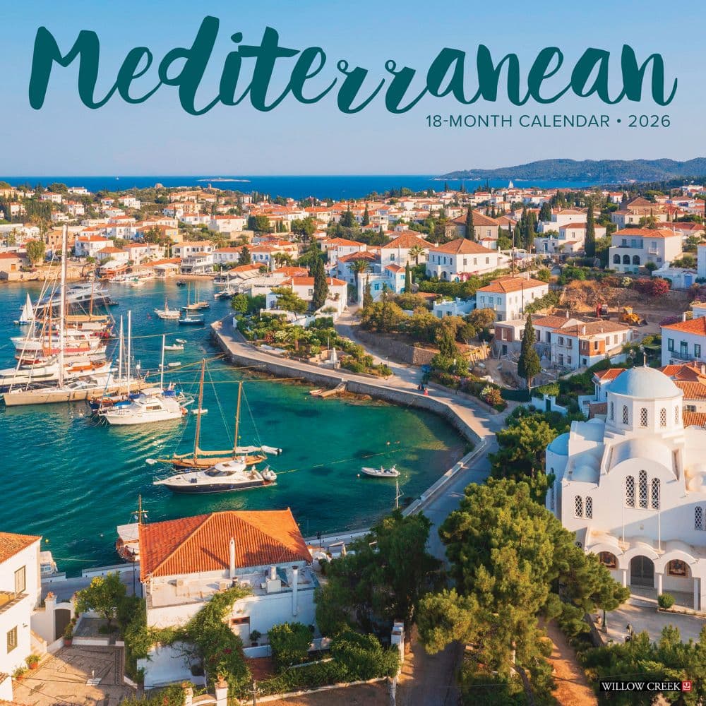 Mediterranean 2026 Wall Calendar Main Image