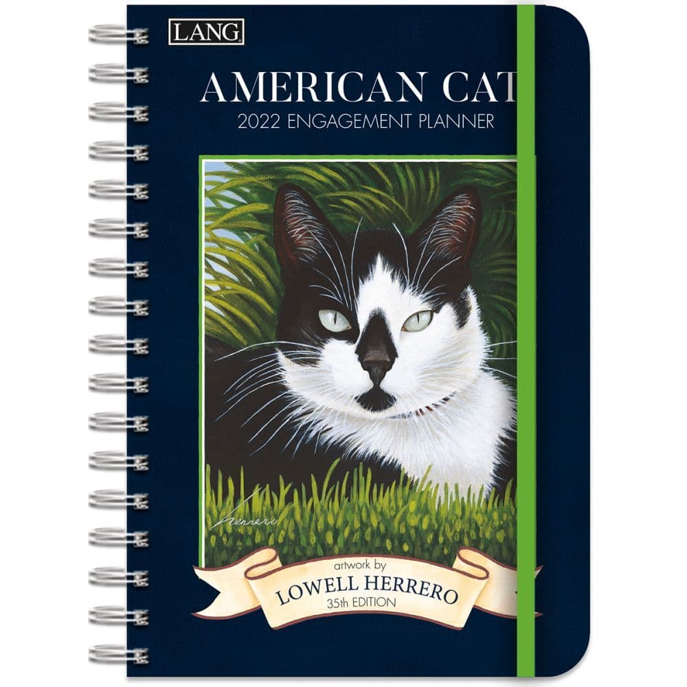 American Cat 2022 Spiral Engagement Planner - Calendars.com