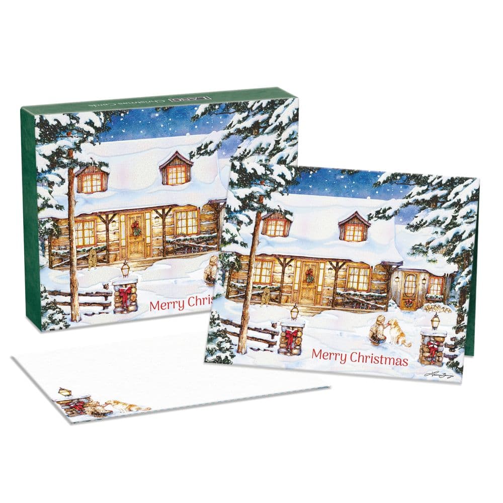 Warm Welcome by Laura Berry Boxed Christmas Cards Main Image