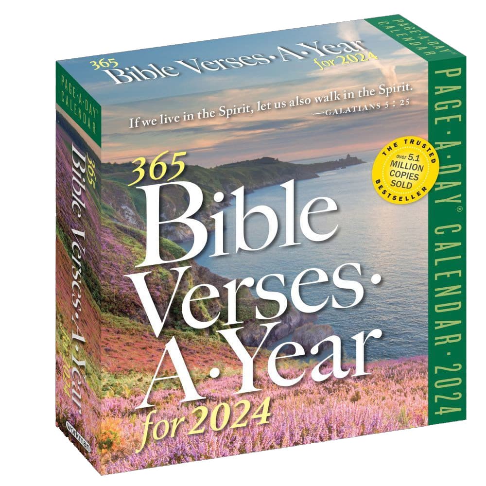 Bible Verses 2024 Desk Calendar