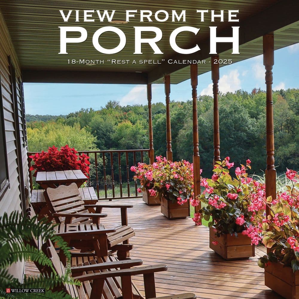 View From the Porch 2025 Wall Calendar