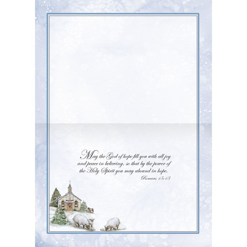 Grazing Morning Petite Christmas Cards by Susan Winget Alternate Image 1