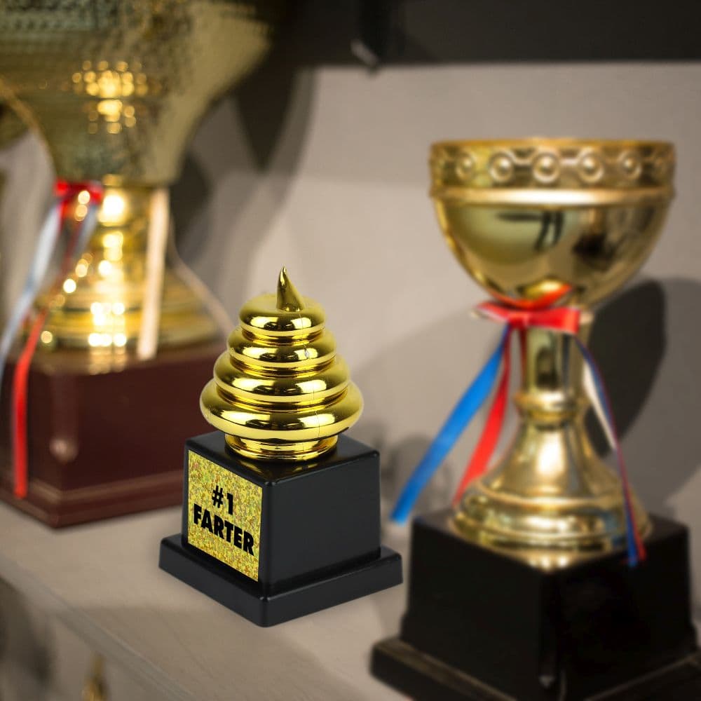 Number 1 Farter Novelty Gag Trophy Second Alternate Image