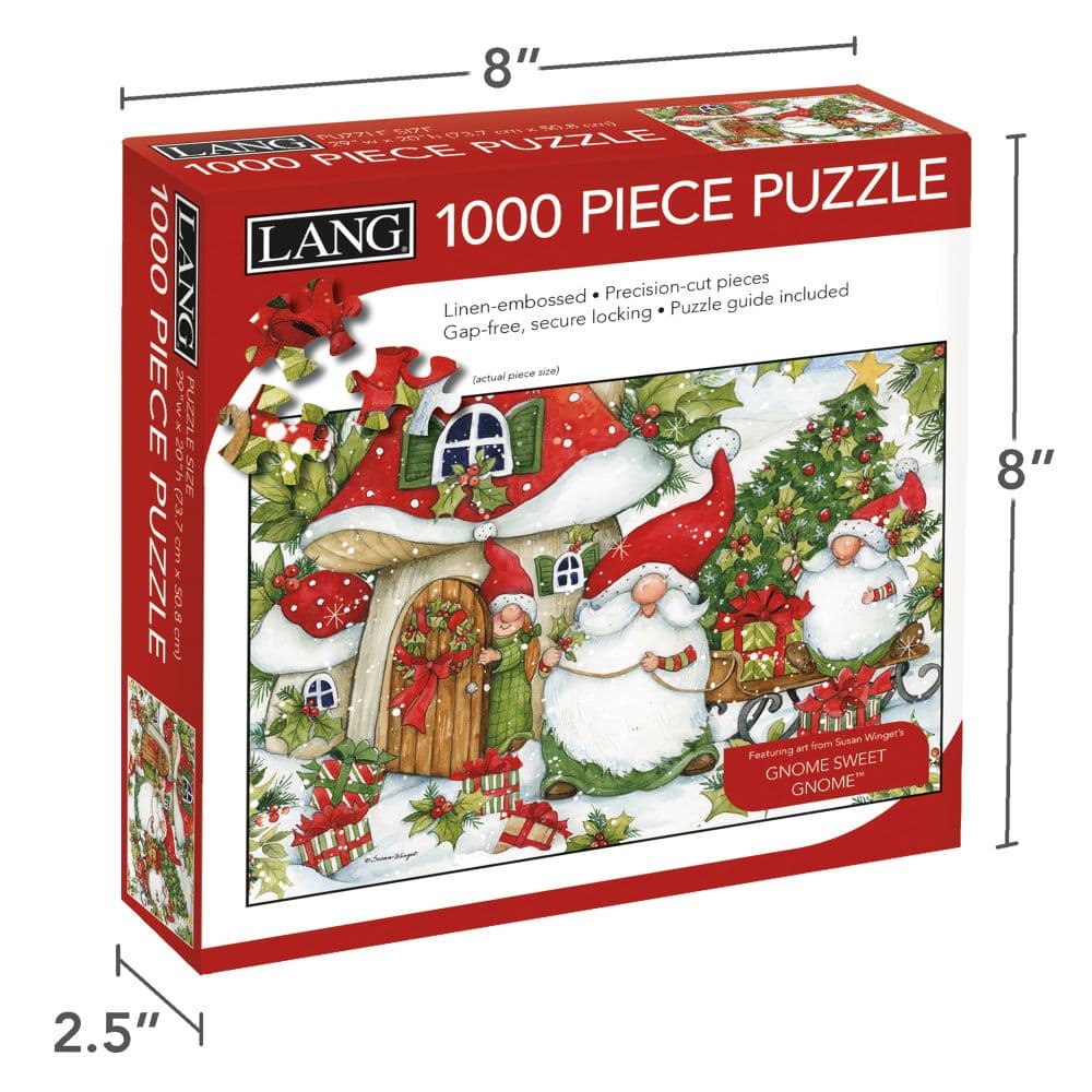 Holiday Gnomes 1000 Piece Puzzle Fourth Alternate Image