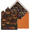 image 3-Fold Jack-O-Lanterns Die Cut Halloween Card Main Product Image width=&quot;1000&quot; height=&quot;1000&quot;