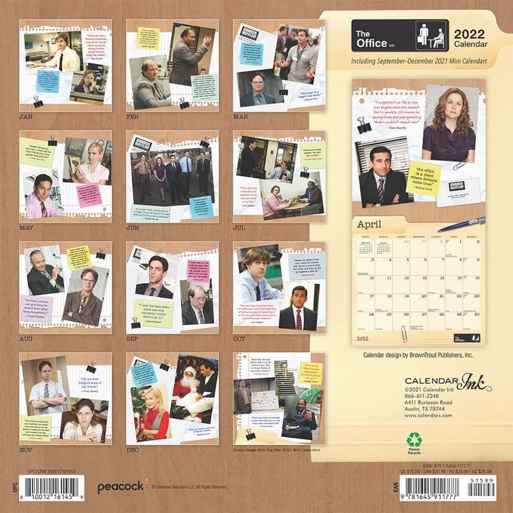 The Office 2022 Wall Calendar - Calendars.com