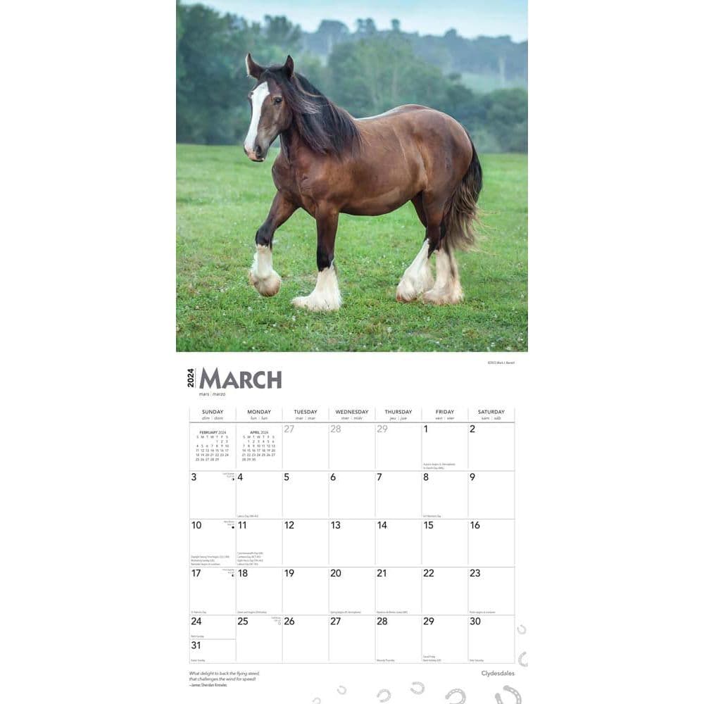 Clydesdales 2024 Wall Calendar Second Alternate Image width=&quot;1000&quot; height=&quot;1000&quot;