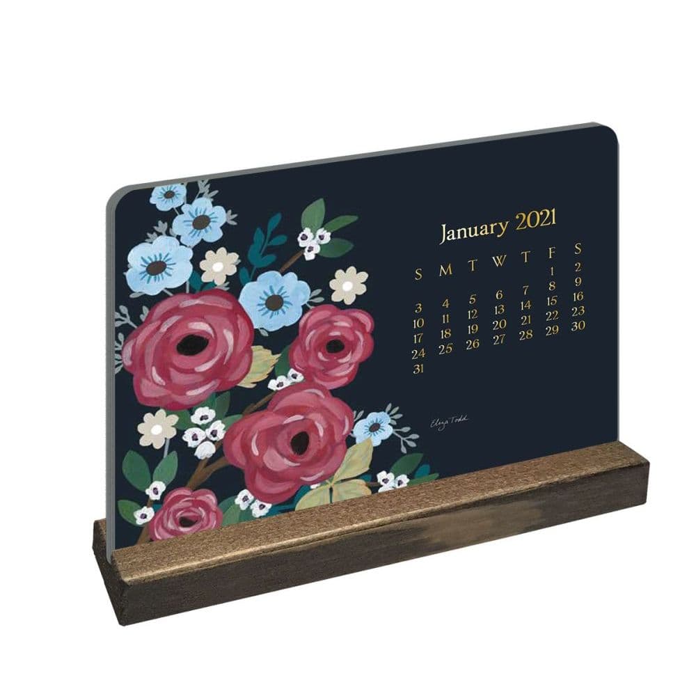 Bloom Easel Desk Calendar by Eliza Todd