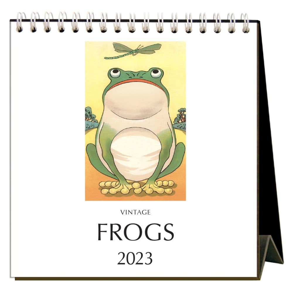 Found Image Press Frogs 2023 Desk Calendar