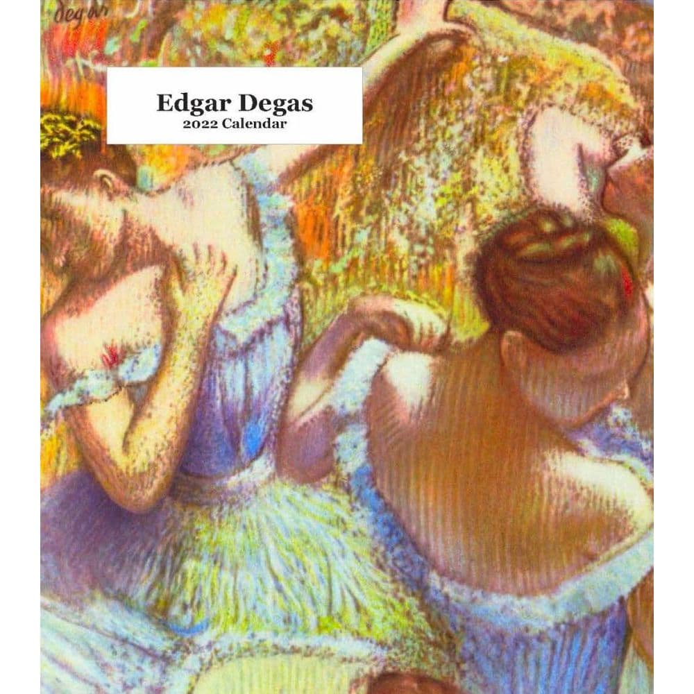 Degas 2022 Easel Calendar