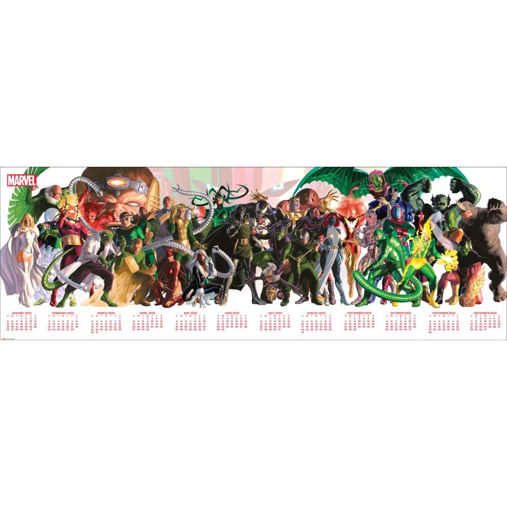 Alex Ross Marvel Mural 2025 Oversized Wall Calendar First Alternate Image width=&quot;1000&quot; height=&quot;1000&quot;