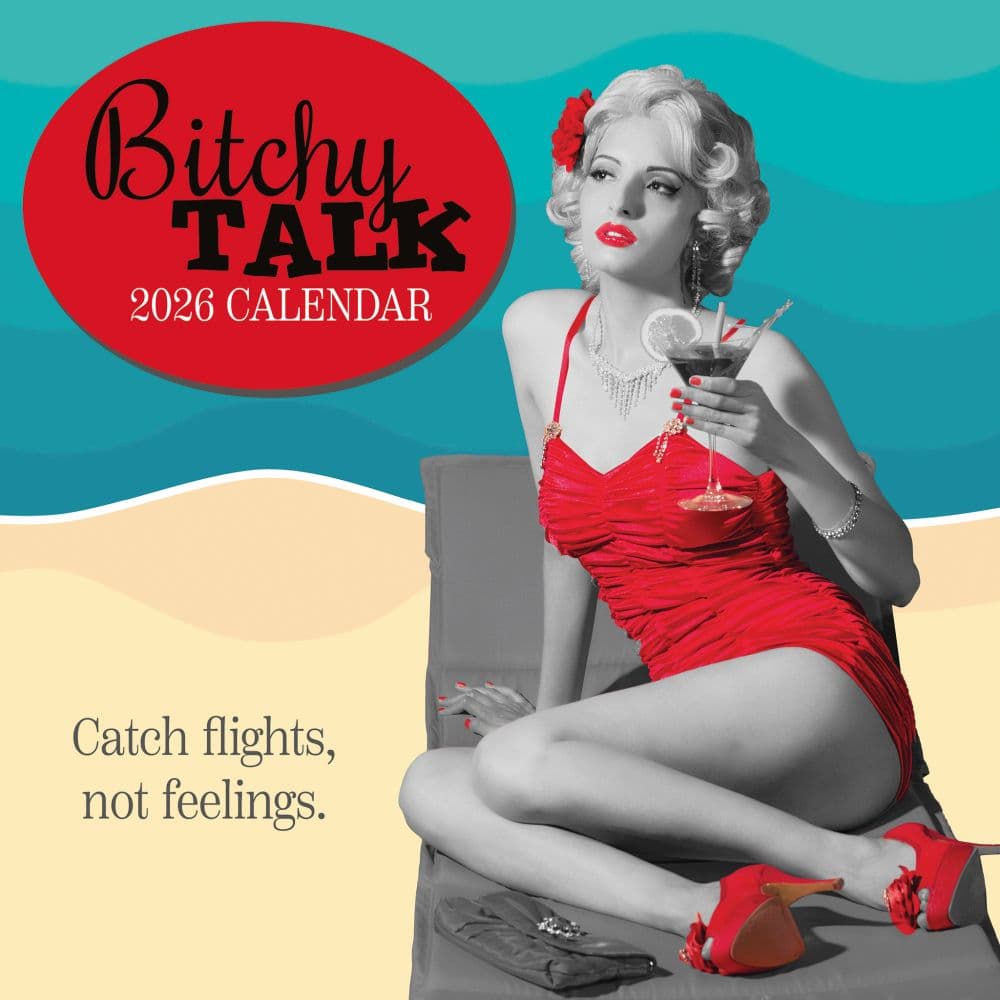 Bitchy Talk 2026 Wall Calendar Main Image