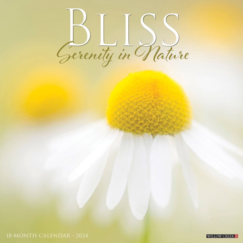 Bliss Serenity In Nature 2024 Wall Calendar