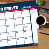 image MLB Atlanta Braves Small 2027 Desk Pad Fourth Alternate Image