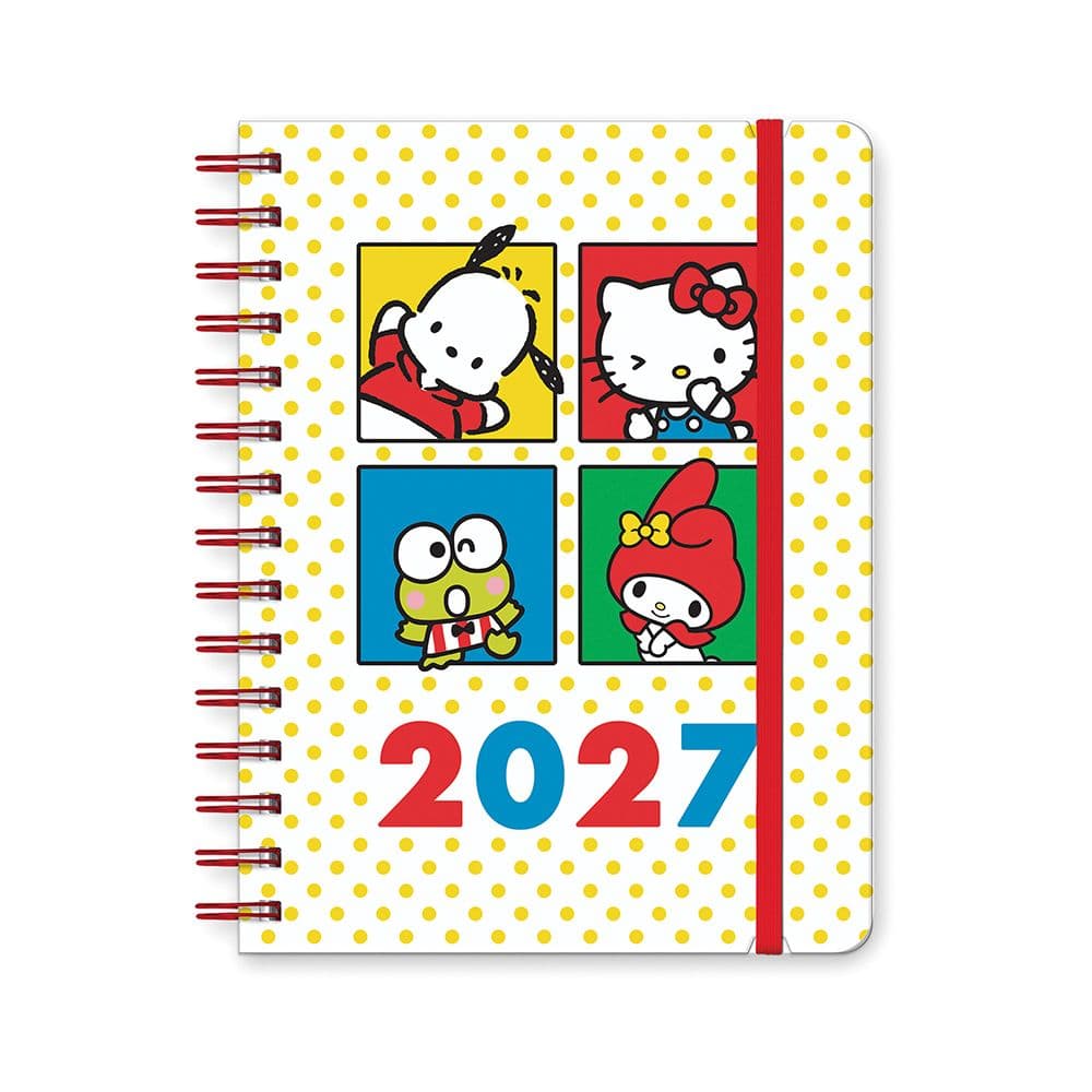 Hello Kitty and Friends Retro 2027 Deluxe Compact Flexi Planner