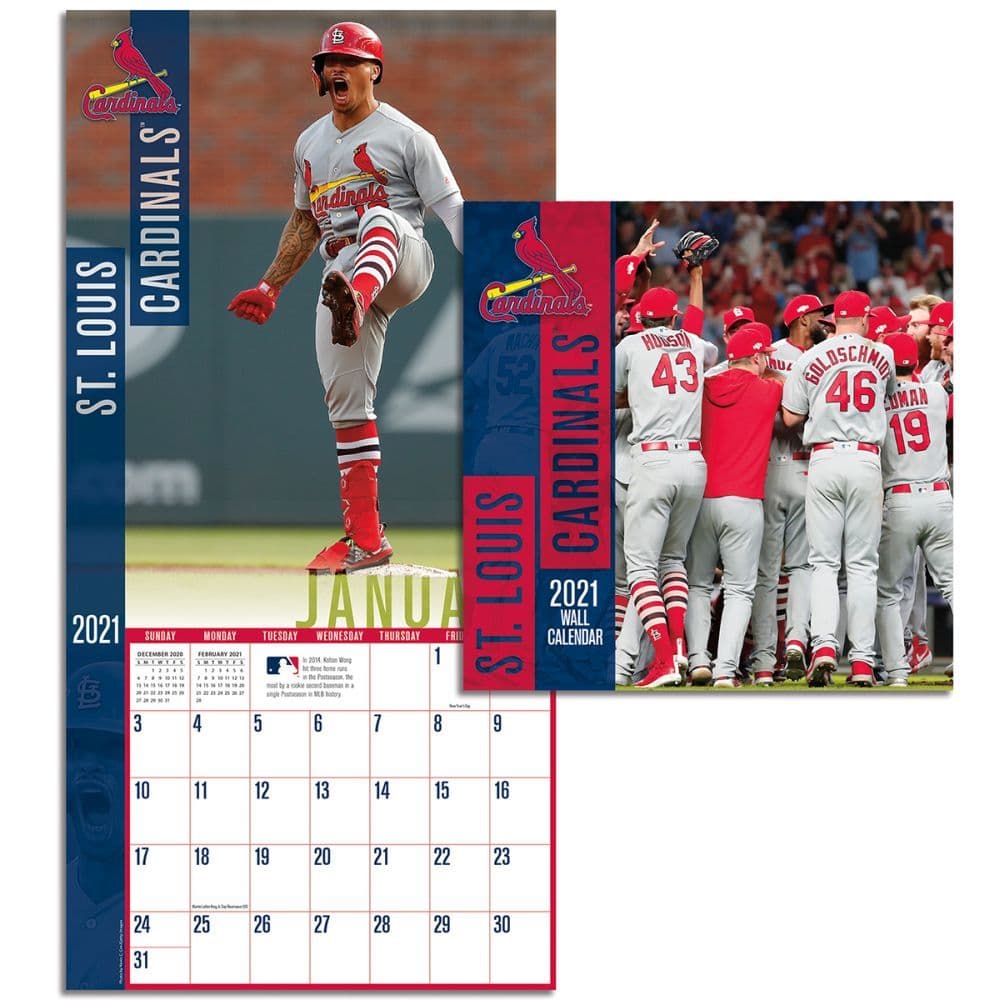 St Louis Cardinals Mini Wall Calendar