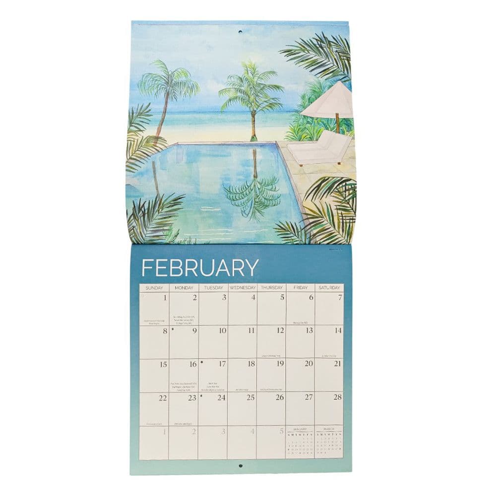 Vacation 2026 Wall Calendar Fourth Alternate Image