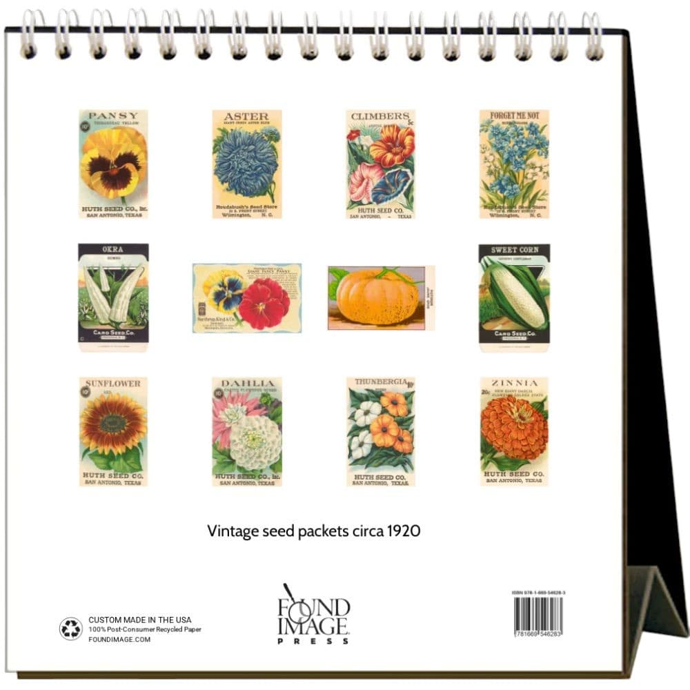 Seed Packets 2026 Easel Desk Calendar First Alternate Image