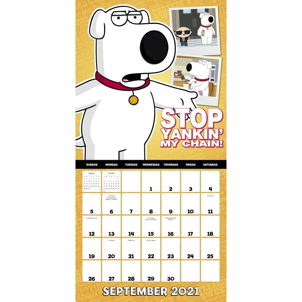 Family Guy Wall Calendar 2023 Printable Word Searches vrogue.co