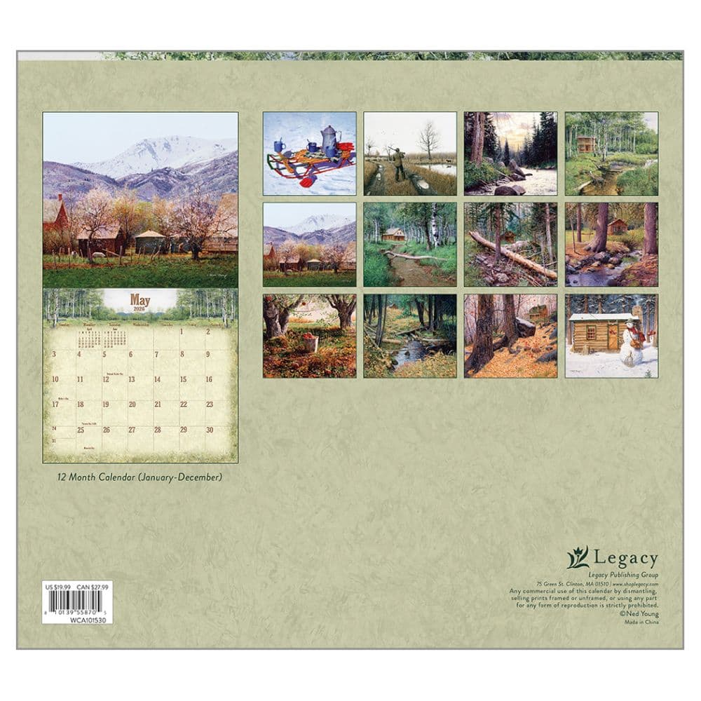 Woodland by Ned Young 2026 Wall Calendar First Alternate Image