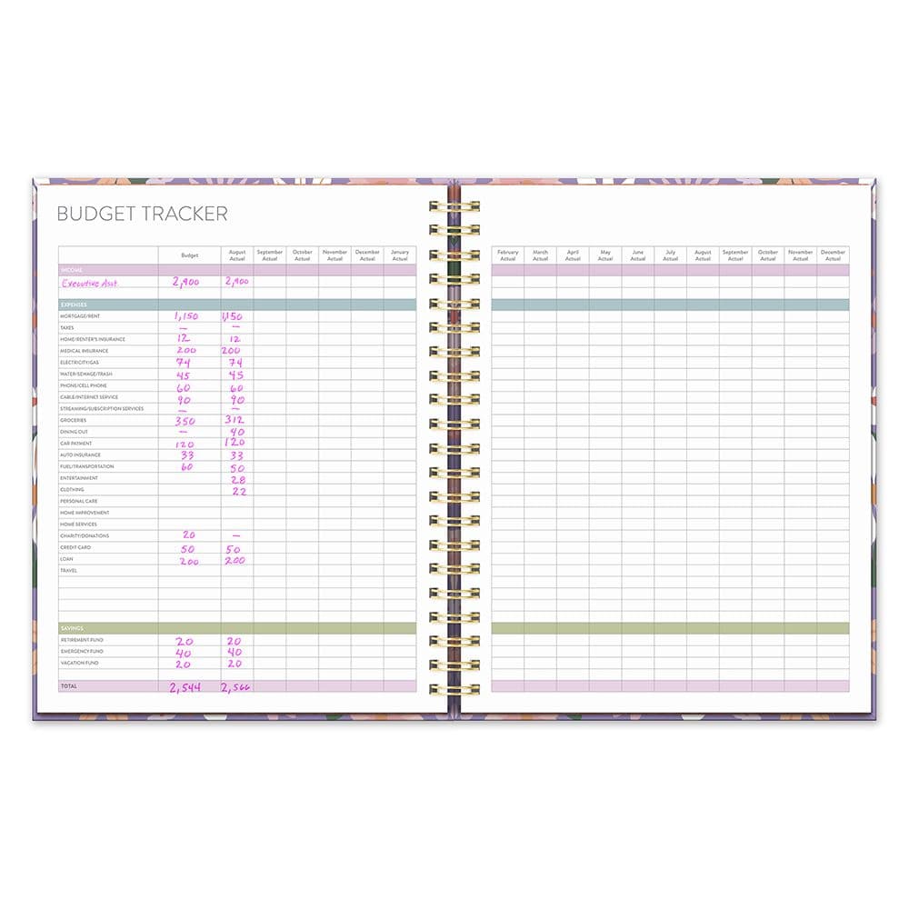Secret Garden Spiral 2026 Planner Second Alternate Image