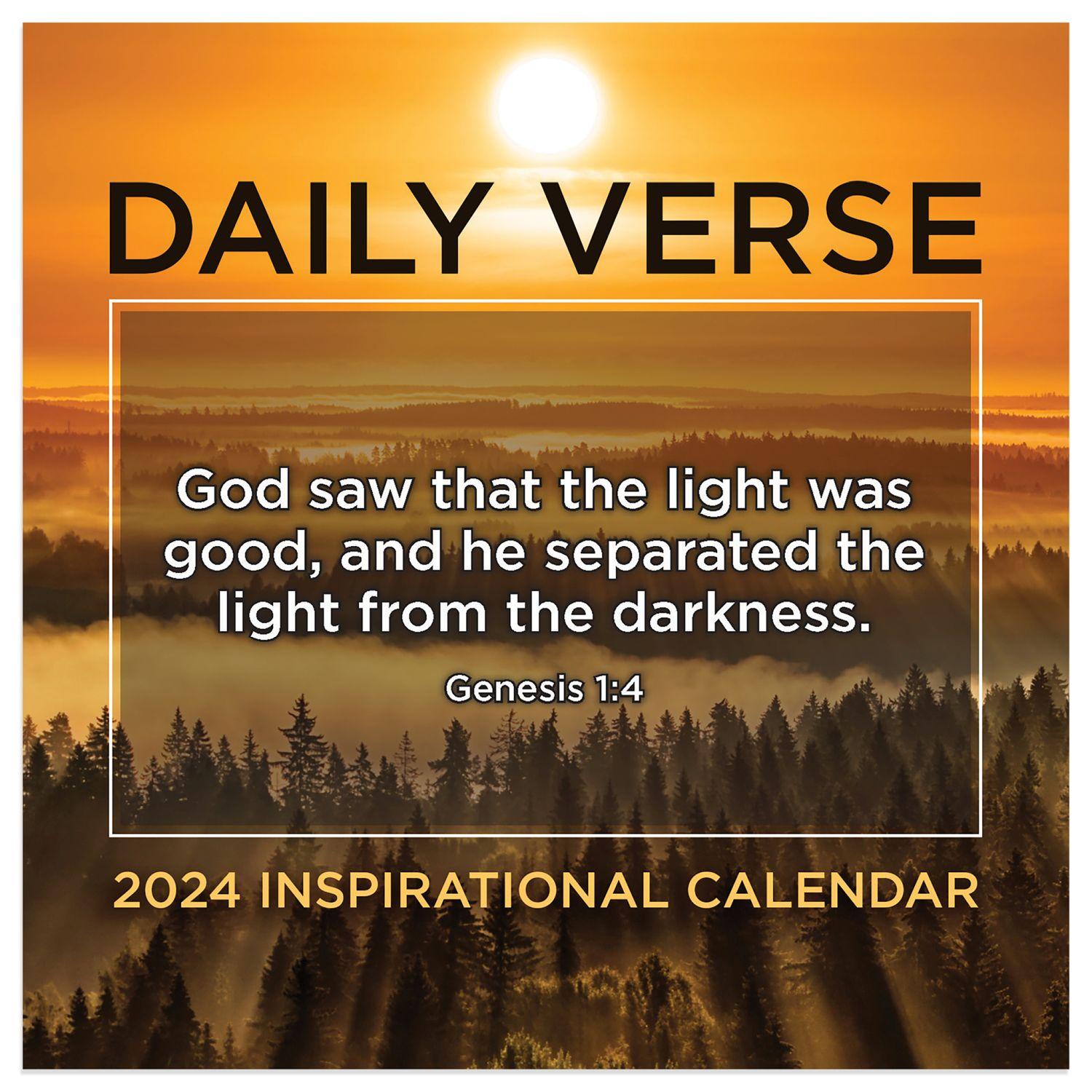 Daily Verse 2024 Daily Desktop Calendar