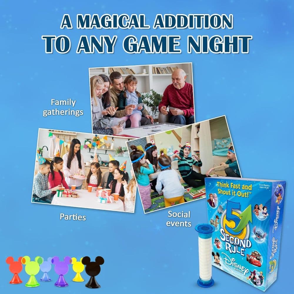 Disney 5 Second Rule Board Game Fourth Alternate Image