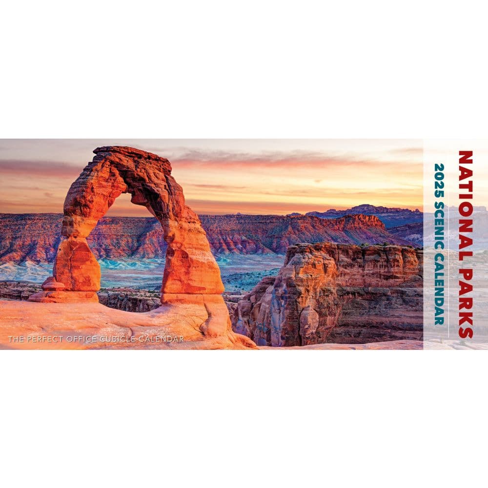 National Parks Panoramic 2025 Wall Calendar