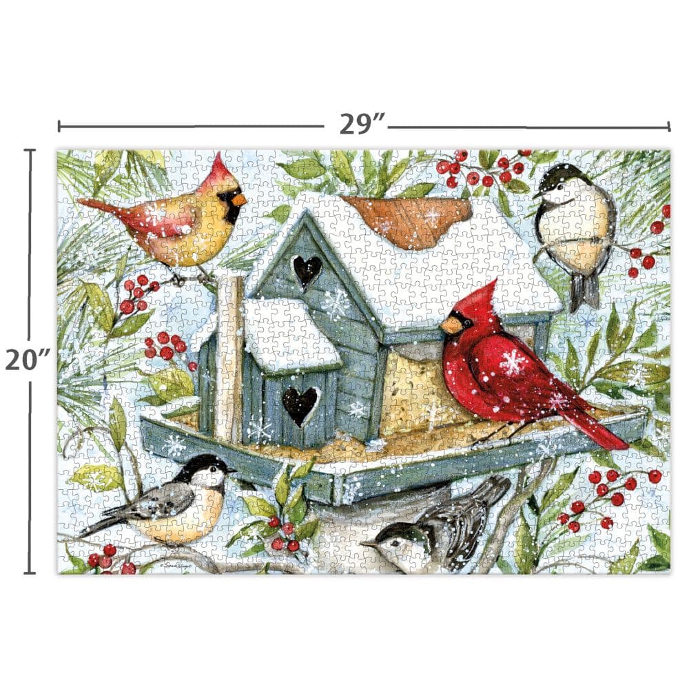 Winter Birds 1000 Piece Luxe Puzzle alt6