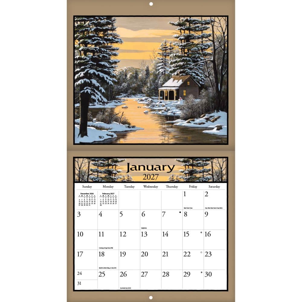 Lure of the Outdoors 2027 Wall Calendar by Bill Saunders Second Alternate Image