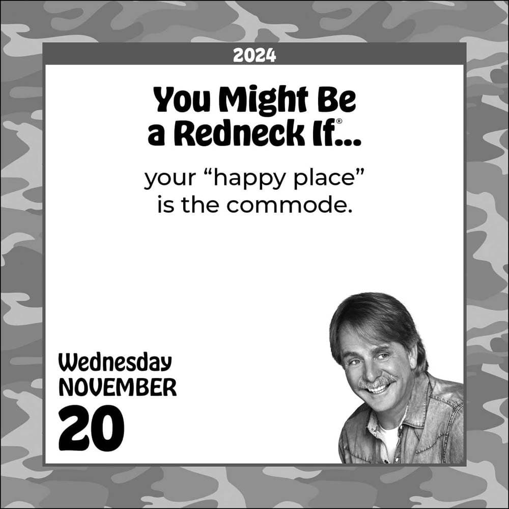 Jeff Foxworthy 2024 Desk Calendar