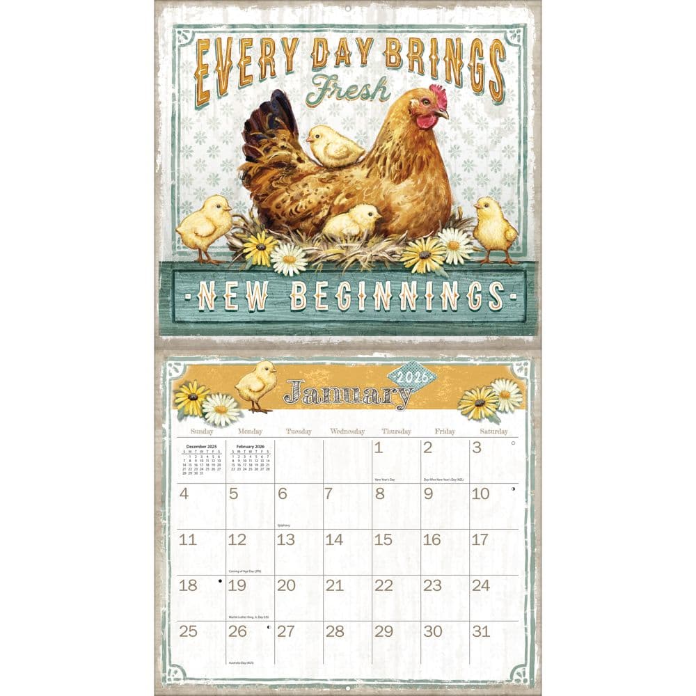 Farmhouse 2026 Wall Calendar by Chad Barrett_ALT1