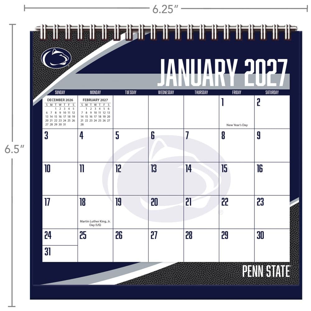 Penn State Nittany Lions 2027 Easel Desk Calendar Second Alternate Image