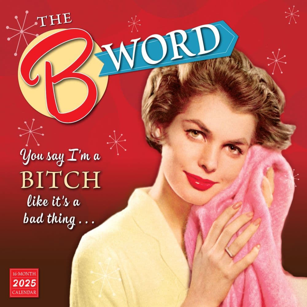 B Word 2025 Wall Calendar