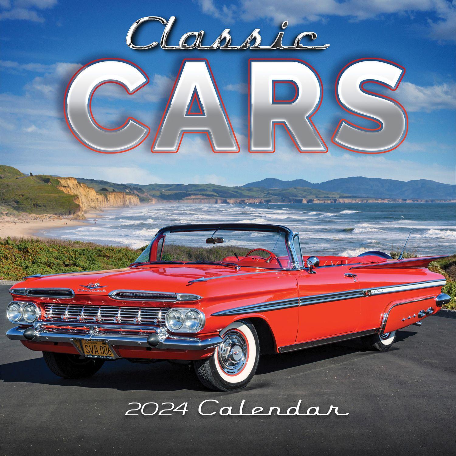 2024 Calendar Classic Cars Dacey Dorette