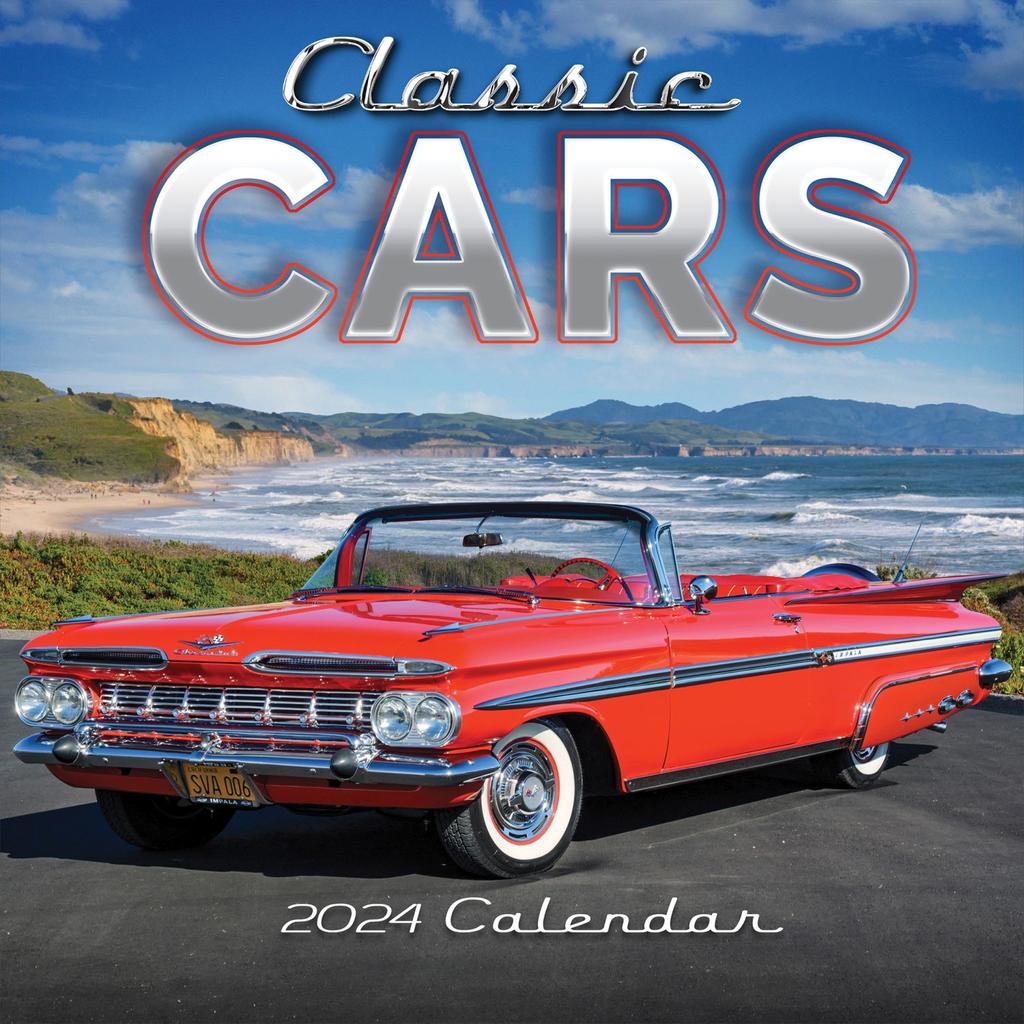 Classic Cars 2024 Wall Calendar Main Product Image width=&quot;1000&quot; height=&quot;1000&quot;