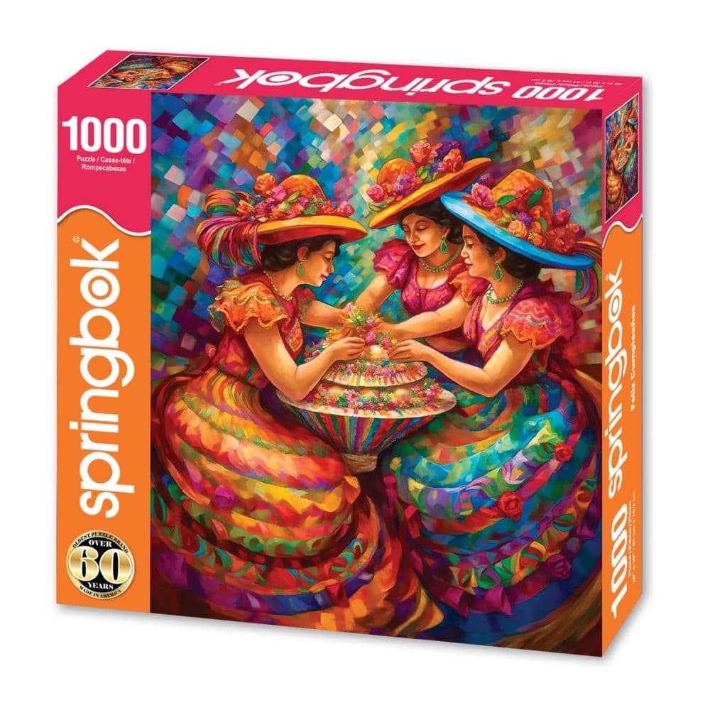 Feliz Cumpleanos 1000 Piece Puzzle Eighth Alternate Image