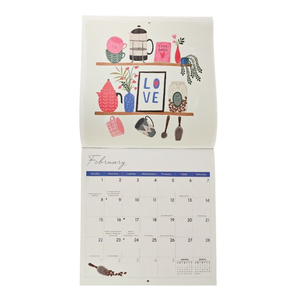 But First Coffee 2026 Wall Calendar Fourth Alternate Image
