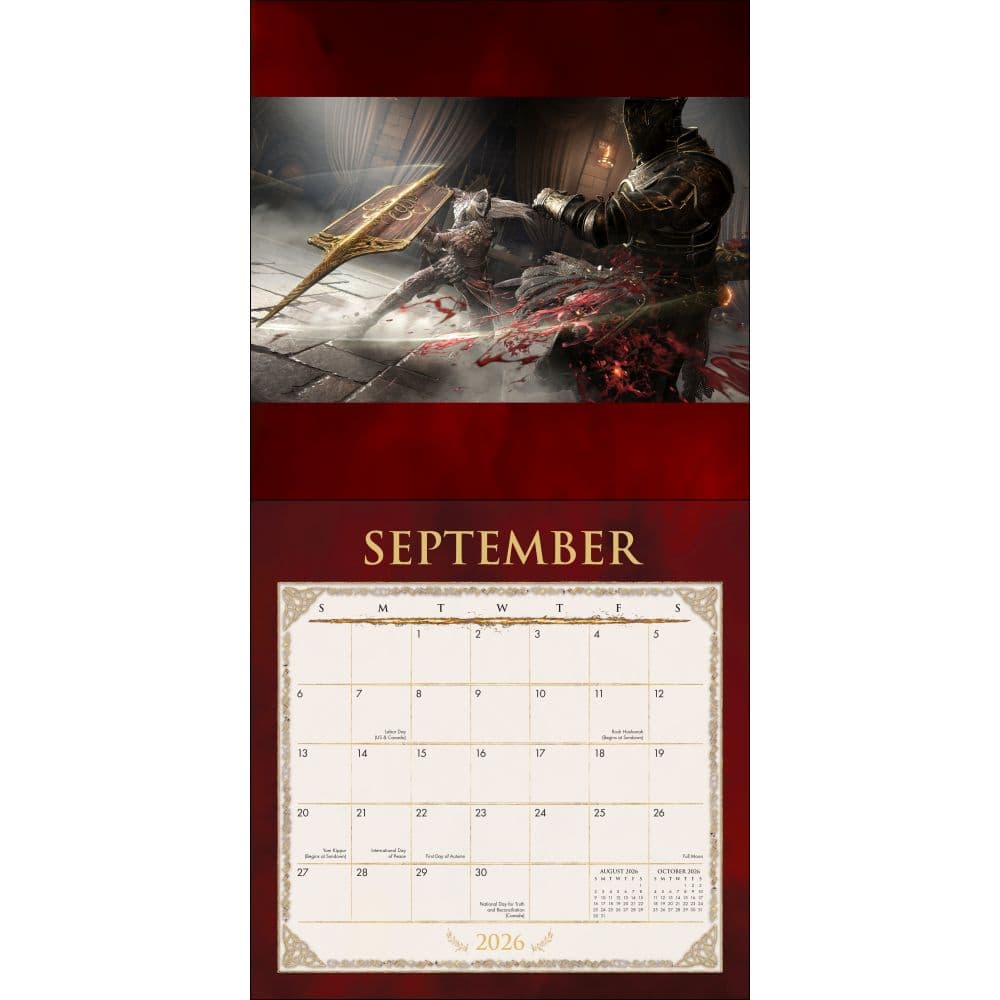 Elden Ring 2026 Wall Calendar Fourth Alternate Image